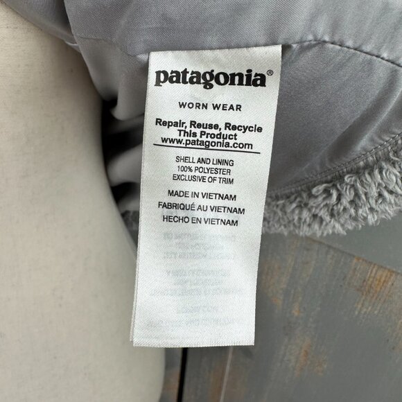 Patagonia Los Gatos Fleece Vest Salt Grey Sz M - Picture 13 of 15